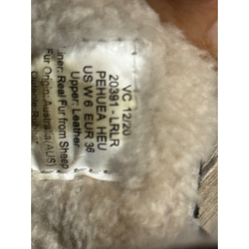 Olukai Pehuea Heu Women’s Shoes Waterproof Nubuck Leather Fuzzy $129.95 Size 6 - Picture 8 of 8